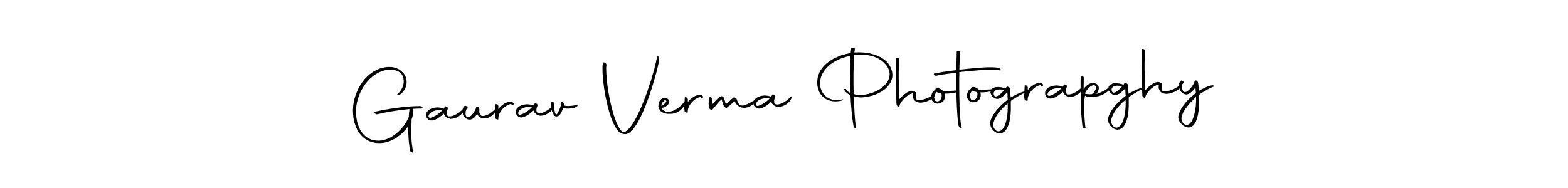 Create a beautiful signature design for name Gaurav Verma Photograpghy. With this signature (Autography-DOLnW) fonts, you can make a handwritten signature for free. Gaurav Verma Photograpghy signature style 10 images and pictures png