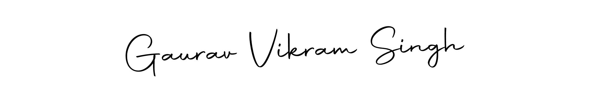 Make a beautiful signature design for name Gaurav Vikram Singh. With this signature (Autography-DOLnW) style, you can create a handwritten signature for free. Gaurav Vikram Singh signature style 10 images and pictures png