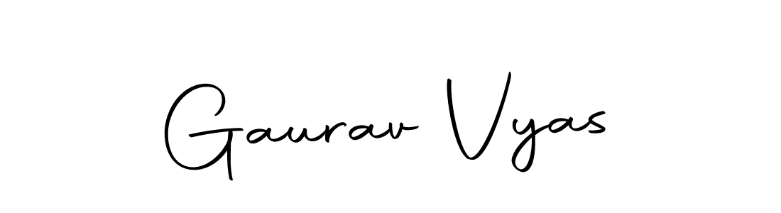 Autography-DOLnW is a professional signature style that is perfect for those who want to add a touch of class to their signature. It is also a great choice for those who want to make their signature more unique. Get Gaurav Vyas name to fancy signature for free. Gaurav Vyas signature style 10 images and pictures png