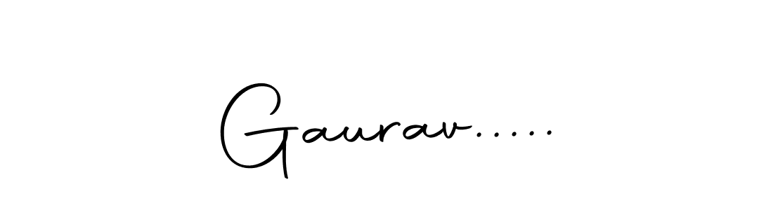 Create a beautiful signature design for name Gaurav...... With this signature (Autography-DOLnW) fonts, you can make a handwritten signature for free. Gaurav..... signature style 10 images and pictures png