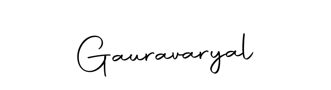 Design your own signature with our free online signature maker. With this signature software, you can create a handwritten (Autography-DOLnW) signature for name Gauravaryal. Gauravaryal signature style 10 images and pictures png