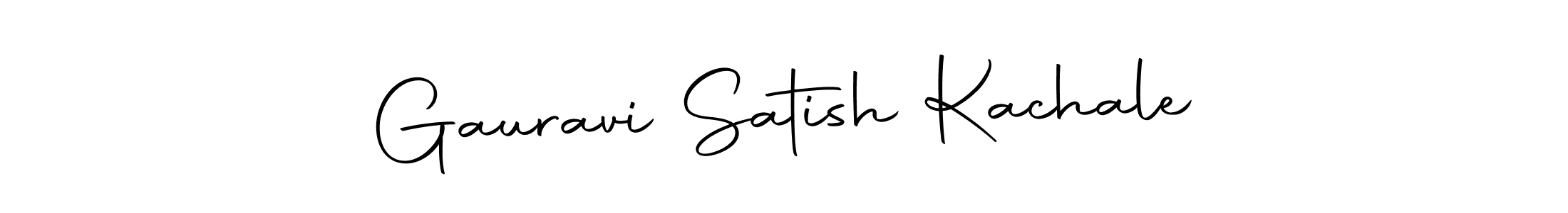 Use a signature maker to create a handwritten signature online. With this signature software, you can design (Autography-DOLnW) your own signature for name Gauravi Satish Kachale. Gauravi Satish Kachale signature style 10 images and pictures png