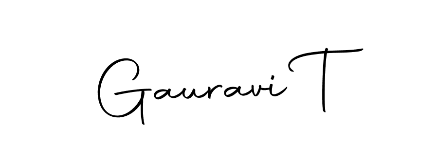 It looks lik you need a new signature style for name Gauravi T. Design unique handwritten (Autography-DOLnW) signature with our free signature maker in just a few clicks. Gauravi T signature style 10 images and pictures png