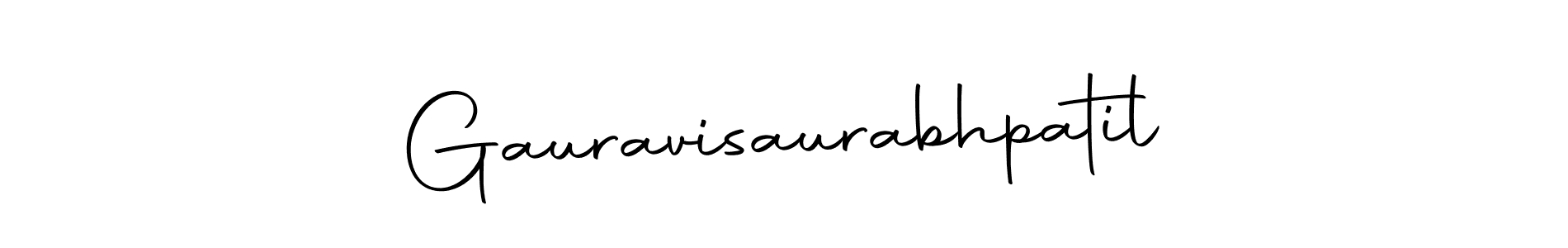Make a beautiful signature design for name Gauravisaurabhpatil. With this signature (Autography-DOLnW) style, you can create a handwritten signature for free. Gauravisaurabhpatil signature style 10 images and pictures png