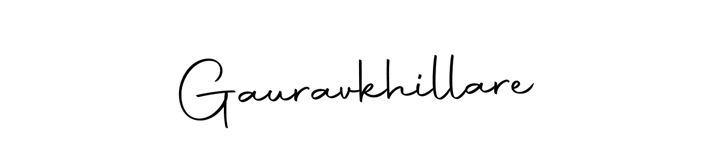 You can use this online signature creator to create a handwritten signature for the name Gauravkhillare. This is the best online autograph maker. Gauravkhillare signature style 10 images and pictures png