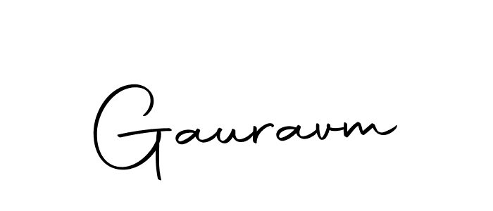 Here are the top 10 professional signature styles for the name Gauravm. These are the best autograph styles you can use for your name. Gauravm signature style 10 images and pictures png