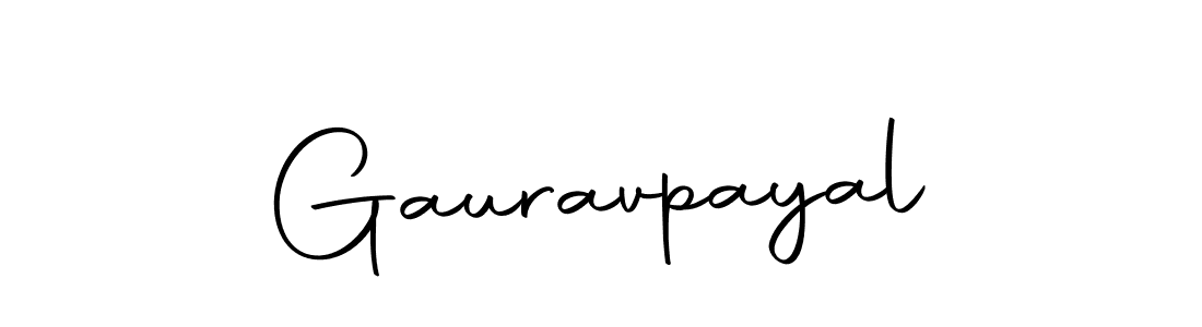 Use a signature maker to create a handwritten signature online. With this signature software, you can design (Autography-DOLnW) your own signature for name Gauravpayal. Gauravpayal signature style 10 images and pictures png