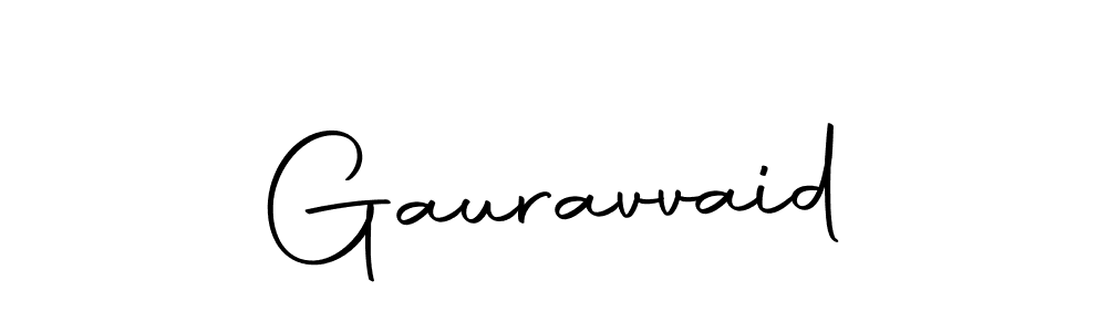 Here are the top 10 professional signature styles for the name Gauravvaid. These are the best autograph styles you can use for your name. Gauravvaid signature style 10 images and pictures png