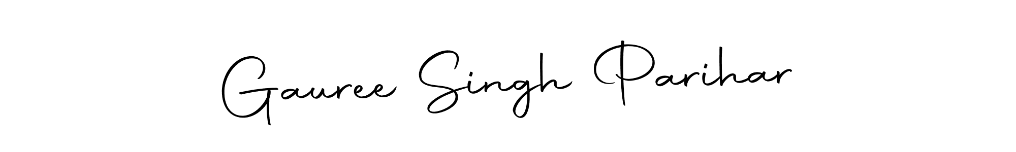 Make a short Gauree Singh Parihar signature style. Manage your documents anywhere anytime using Autography-DOLnW. Create and add eSignatures, submit forms, share and send files easily. Gauree Singh Parihar signature style 10 images and pictures png