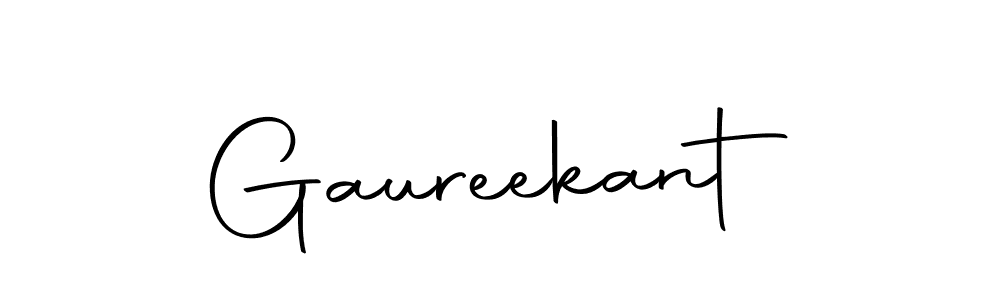 Use a signature maker to create a handwritten signature online. With this signature software, you can design (Autography-DOLnW) your own signature for name Gaureekant. Gaureekant signature style 10 images and pictures png