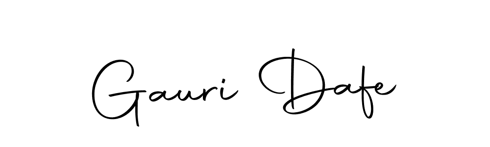 How to make Gauri Dafe name signature. Use Autography-DOLnW style for creating short signs online. This is the latest handwritten sign. Gauri Dafe signature style 10 images and pictures png