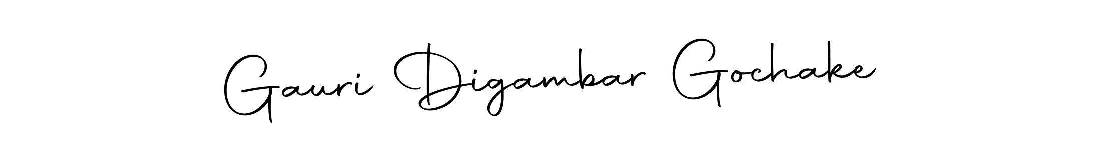 Design your own signature with our free online signature maker. With this signature software, you can create a handwritten (Autography-DOLnW) signature for name Gauri Digambar Gochake. Gauri Digambar Gochake signature style 10 images and pictures png