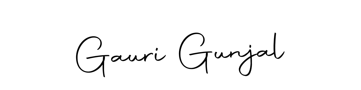 How to make Gauri Gunjal signature? Autography-DOLnW is a professional autograph style. Create handwritten signature for Gauri Gunjal name. Gauri Gunjal signature style 10 images and pictures png