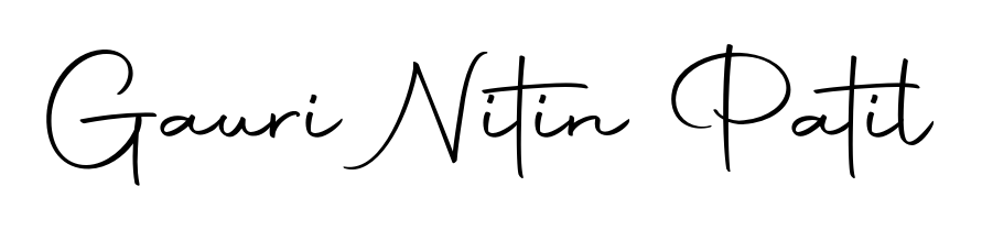 The best way (Autography-DOLnW) to make a short signature is to pick only two or three words in your name. For converting this name Gauri Nitin Patil. Gauri Nitin Patil signature style 10 images and pictures png