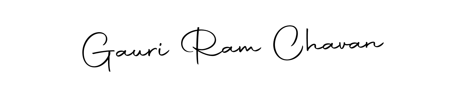 You can use this online signature creator to create a handwritten signature for the name Gauri Ram Chavan. This is the best online autograph maker. Gauri Ram Chavan signature style 10 images and pictures png