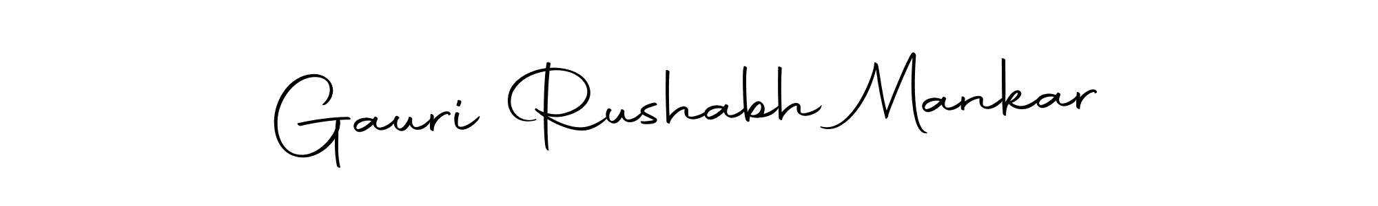 if you are searching for the best signature style for your name Gauri Rushabh Mankar. so please give up your signature search. here we have designed multiple signature styles  using Autography-DOLnW. Gauri Rushabh Mankar signature style 10 images and pictures png