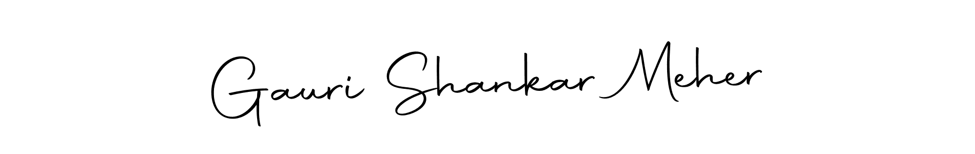 Make a beautiful signature design for name Gauri Shankar Meher. With this signature (Autography-DOLnW) style, you can create a handwritten signature for free. Gauri Shankar Meher signature style 10 images and pictures png