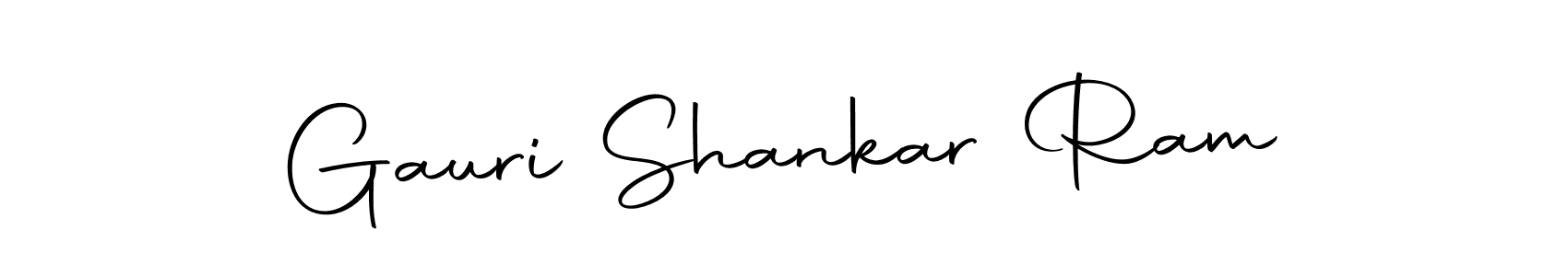 How to make Gauri Shankar Ram name signature. Use Autography-DOLnW style for creating short signs online. This is the latest handwritten sign. Gauri Shankar Ram signature style 10 images and pictures png