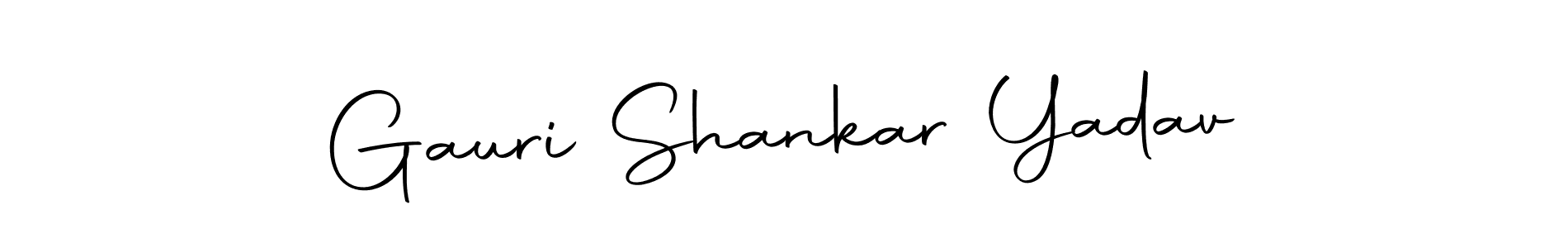 You can use this online signature creator to create a handwritten signature for the name Gauri Shankar Yadav. This is the best online autograph maker. Gauri Shankar Yadav signature style 10 images and pictures png