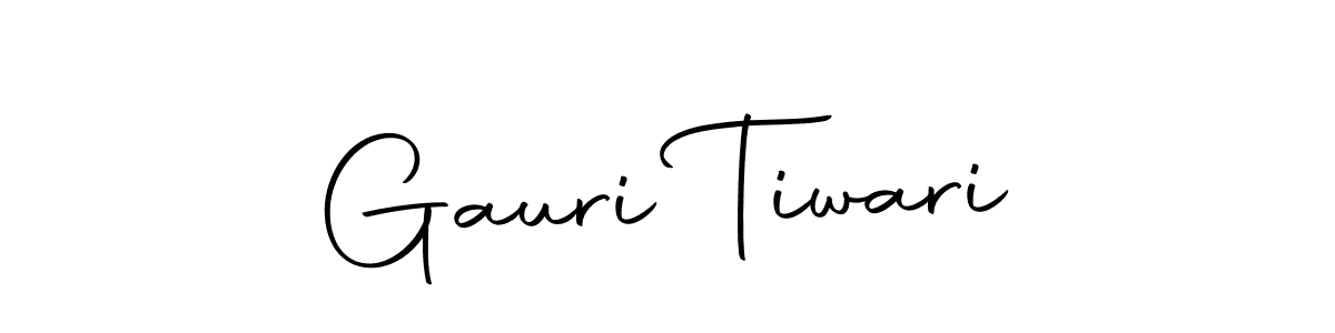 Make a short Gauri Tiwari signature style. Manage your documents anywhere anytime using Autography-DOLnW. Create and add eSignatures, submit forms, share and send files easily. Gauri Tiwari signature style 10 images and pictures png