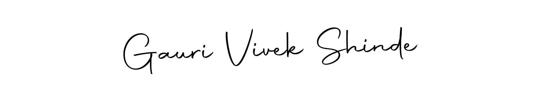 Make a beautiful signature design for name Gauri Vivek Shinde. Use this online signature maker to create a handwritten signature for free. Gauri Vivek Shinde signature style 10 images and pictures png