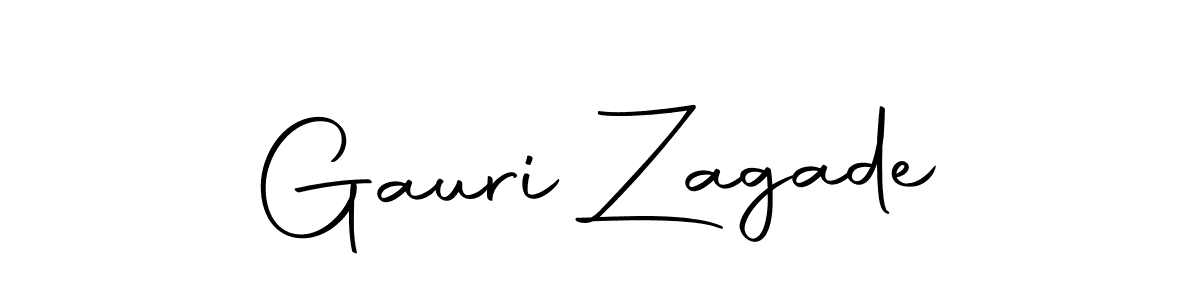 You can use this online signature creator to create a handwritten signature for the name Gauri Zagade. This is the best online autograph maker. Gauri Zagade signature style 10 images and pictures png