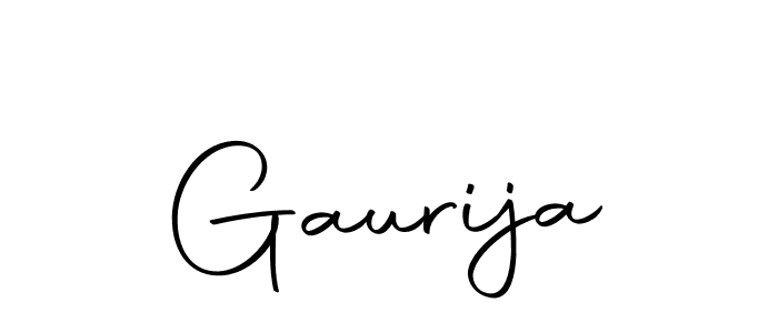 Make a beautiful signature design for name Gaurija. With this signature (Autography-DOLnW) style, you can create a handwritten signature for free. Gaurija signature style 10 images and pictures png