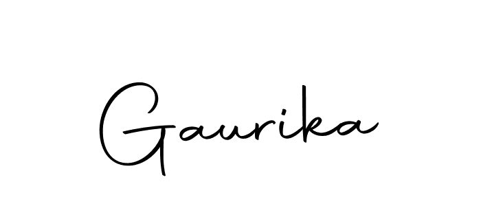 Use a signature maker to create a handwritten signature online. With this signature software, you can design (Autography-DOLnW) your own signature for name Gaurika. Gaurika signature style 10 images and pictures png