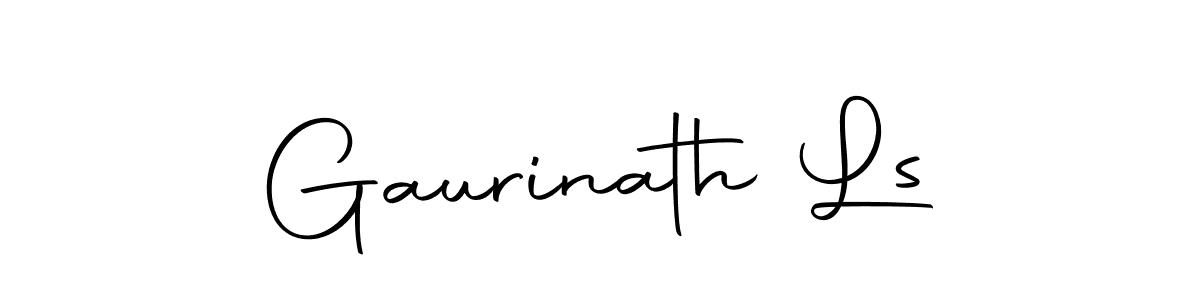 Gaurinath Ls stylish signature style. Best Handwritten Sign (Autography-DOLnW) for my name. Handwritten Signature Collection Ideas for my name Gaurinath Ls. Gaurinath Ls signature style 10 images and pictures png