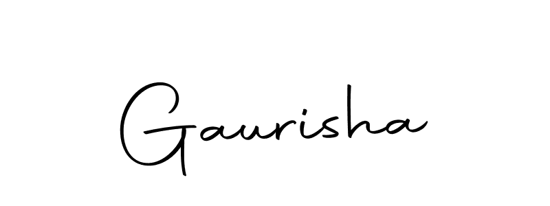 How to make Gaurisha name signature. Use Autography-DOLnW style for creating short signs online. This is the latest handwritten sign. Gaurisha signature style 10 images and pictures png