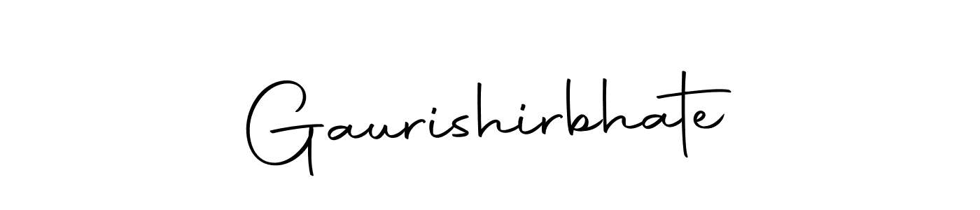 if you are searching for the best signature style for your name Gaurishirbhate. so please give up your signature search. here we have designed multiple signature styles  using Autography-DOLnW. Gaurishirbhate signature style 10 images and pictures png