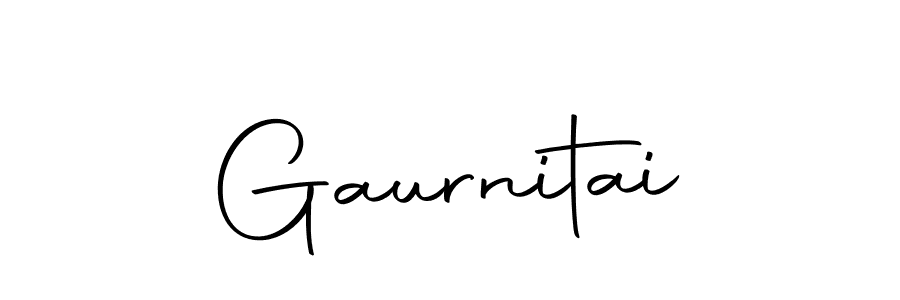 How to make Gaurnitai signature? Autography-DOLnW is a professional autograph style. Create handwritten signature for Gaurnitai name. Gaurnitai signature style 10 images and pictures png
