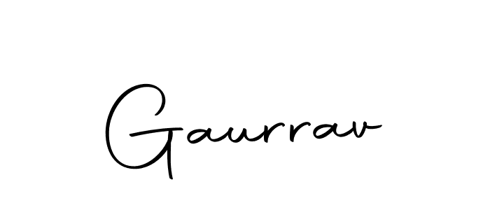 Create a beautiful signature design for name Gaurrav. With this signature (Autography-DOLnW) fonts, you can make a handwritten signature for free. Gaurrav signature style 10 images and pictures png