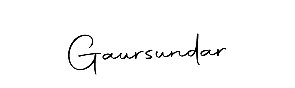 Similarly Autography-DOLnW is the best handwritten signature design. Signature creator online .You can use it as an online autograph creator for name Gaursundar. Gaursundar signature style 10 images and pictures png