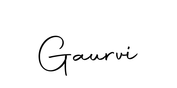 Make a beautiful signature design for name Gaurvi. Use this online signature maker to create a handwritten signature for free. Gaurvi signature style 10 images and pictures png