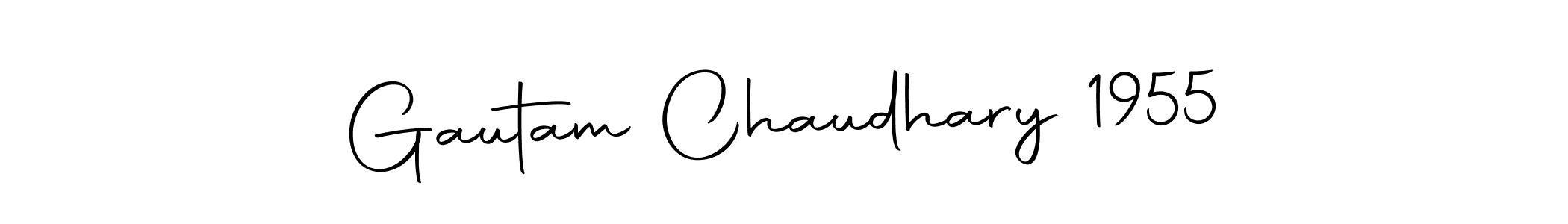 Create a beautiful signature design for name Gautam Chaudhary 1955. With this signature (Autography-DOLnW) fonts, you can make a handwritten signature for free. Gautam Chaudhary 1955 signature style 10 images and pictures png