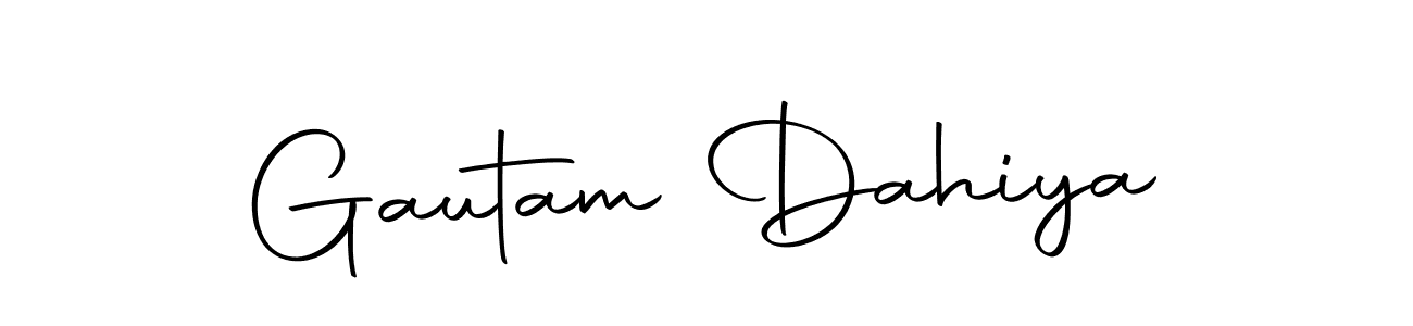 Make a beautiful signature design for name Gautam Dahiya. Use this online signature maker to create a handwritten signature for free. Gautam Dahiya signature style 10 images and pictures png