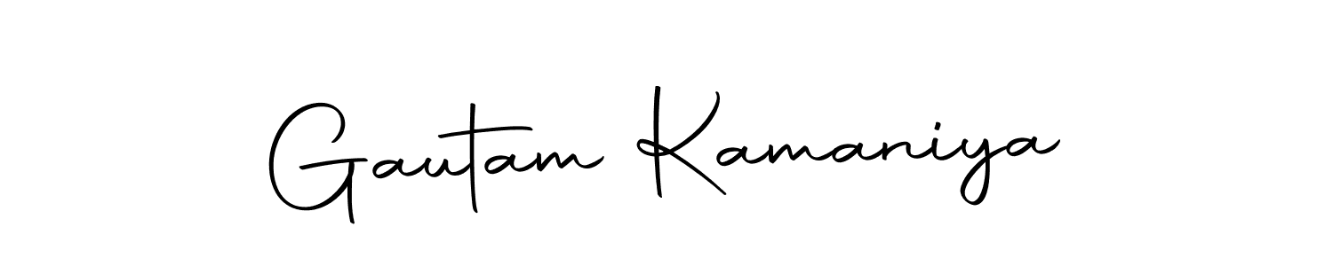 The best way (Autography-DOLnW) to make a short signature is to pick only two or three words in your name. The name Gautam Kamaniya include a total of six letters. For converting this name. Gautam Kamaniya signature style 10 images and pictures png