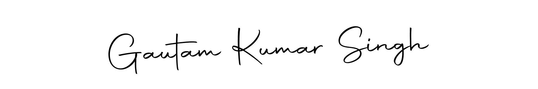 Make a beautiful signature design for name Gautam Kumar Singh. Use this online signature maker to create a handwritten signature for free. Gautam Kumar Singh signature style 10 images and pictures png