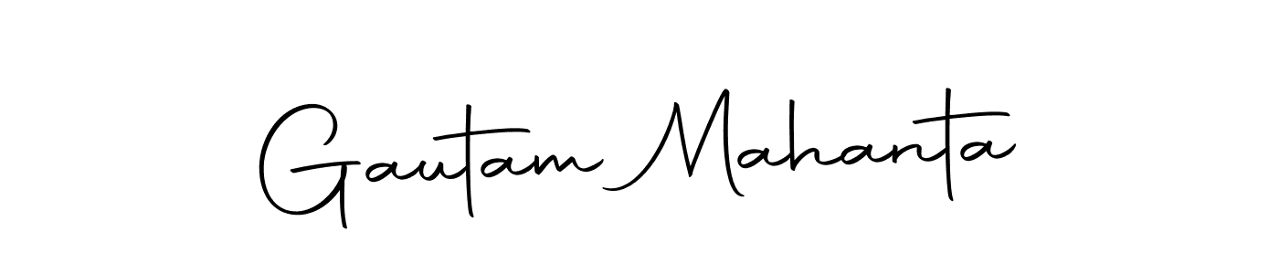 Also we have Gautam Mahanta name is the best signature style. Create professional handwritten signature collection using Autography-DOLnW autograph style. Gautam Mahanta signature style 10 images and pictures png