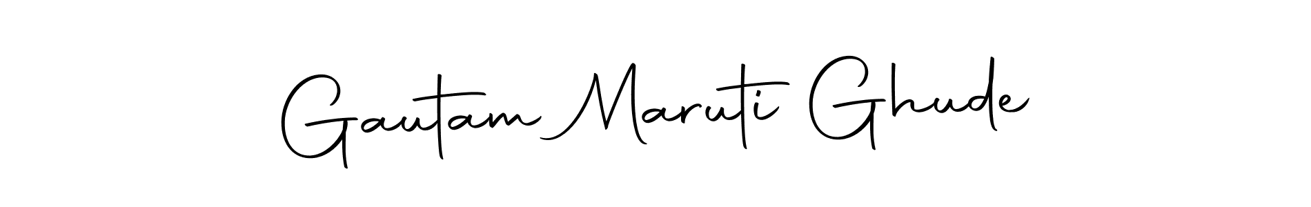 The best way (Autography-DOLnW) to make a short signature is to pick only two or three words in your name. The name Gautam Maruti Ghude include a total of six letters. For converting this name. Gautam Maruti Ghude signature style 10 images and pictures png