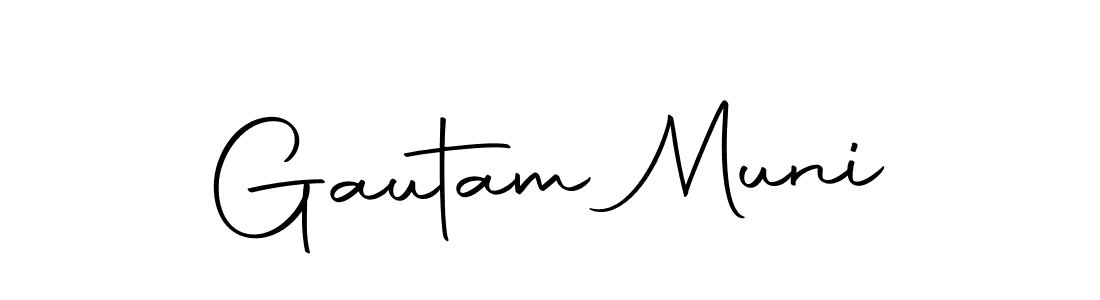 Use a signature maker to create a handwritten signature online. With this signature software, you can design (Autography-DOLnW) your own signature for name Gautam Muni. Gautam Muni signature style 10 images and pictures png