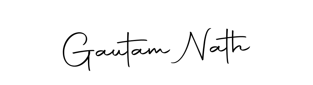 Make a beautiful signature design for name Gautam Nath. Use this online signature maker to create a handwritten signature for free. Gautam Nath signature style 10 images and pictures png