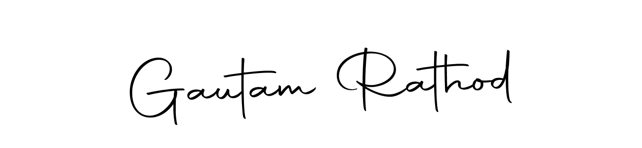 Use a signature maker to create a handwritten signature online. With this signature software, you can design (Autography-DOLnW) your own signature for name Gautam Rathod. Gautam Rathod signature style 10 images and pictures png