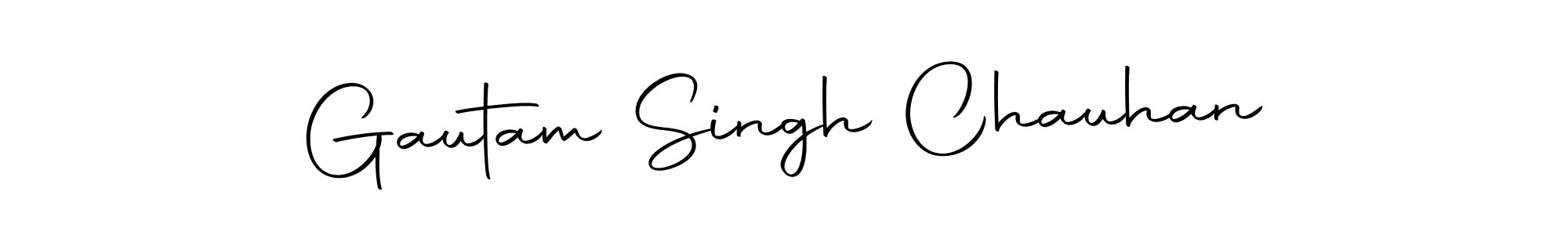 Make a beautiful signature design for name Gautam Singh Chauhan. With this signature (Autography-DOLnW) style, you can create a handwritten signature for free. Gautam Singh Chauhan signature style 10 images and pictures png
