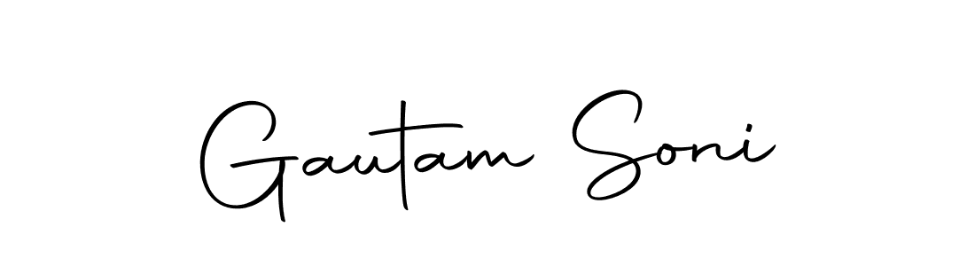 You can use this online signature creator to create a handwritten signature for the name Gautam Soni. This is the best online autograph maker. Gautam Soni signature style 10 images and pictures png