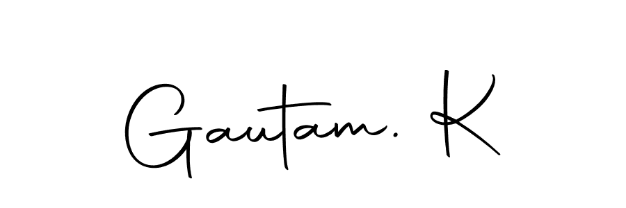 Autography-DOLnW is a professional signature style that is perfect for those who want to add a touch of class to their signature. It is also a great choice for those who want to make their signature more unique. Get Gautam. K name to fancy signature for free. Gautam. K signature style 10 images and pictures png