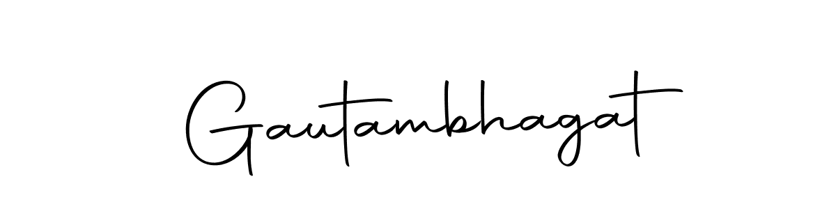 How to make Gautambhagat signature? Autography-DOLnW is a professional autograph style. Create handwritten signature for Gautambhagat name. Gautambhagat signature style 10 images and pictures png
