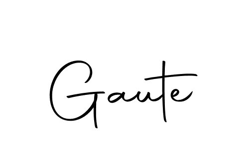 Create a beautiful signature design for name Gaute. With this signature (Autography-DOLnW) fonts, you can make a handwritten signature for free. Gaute signature style 10 images and pictures png