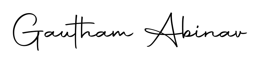 Here are the top professional signature styles for the name Gautham Abinav. These are the best autograph styles you can use for your name. Gautham Abinav signature style 10 images and pictures png